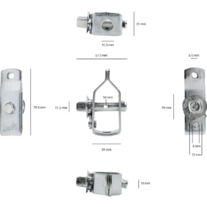 TORNIQUETA Nº5 (TV MINI) GALVANIZADA